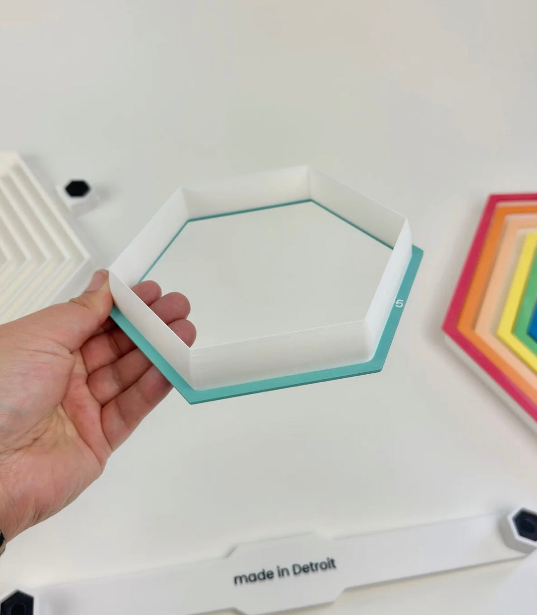 Rainbow Hexagon Cutter Set