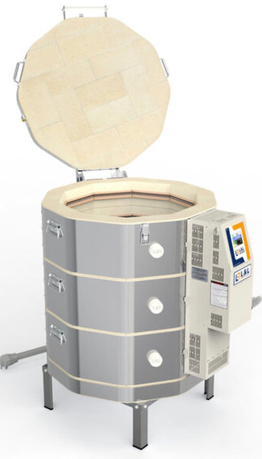 e23T-3 Pottery Kiln with vent and furniture and shipping
