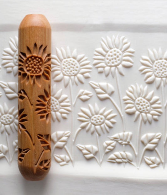 Field of Sunflowers - 12cm Big Handle Roller Bhr-168