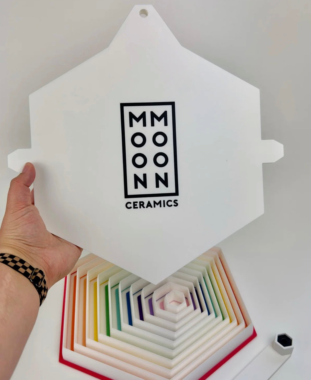 Rainbow Hexagon Cutter Set