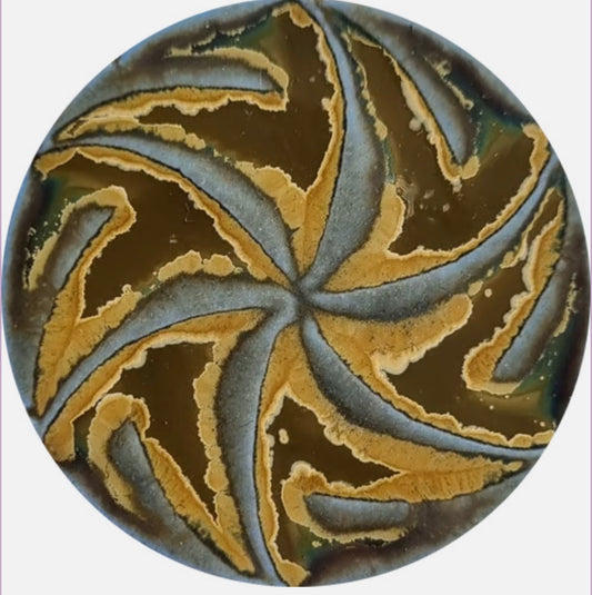 Malachite Stoneware Exotic Pint Cone 6 - 10