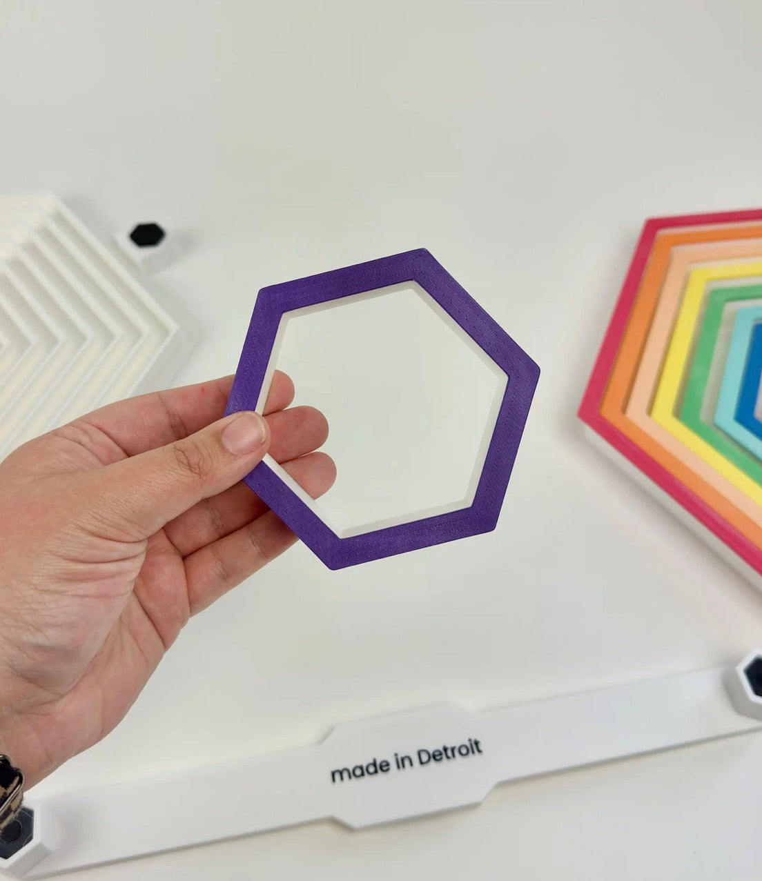 Rainbow Hexagon Cutter Set