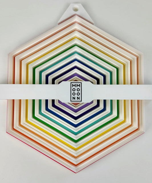 Rainbow Hexagon Cutter Set