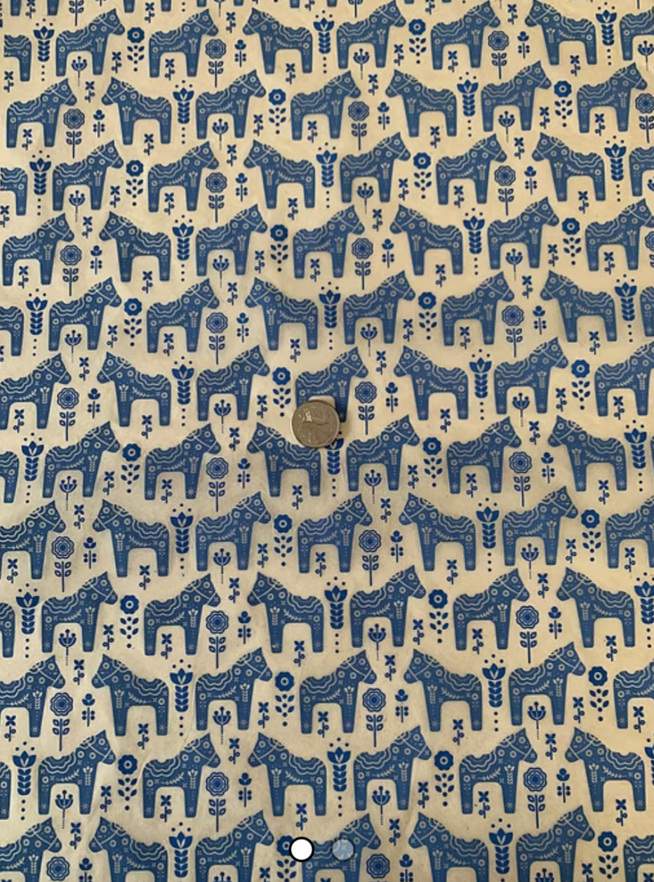 Horses (blue)