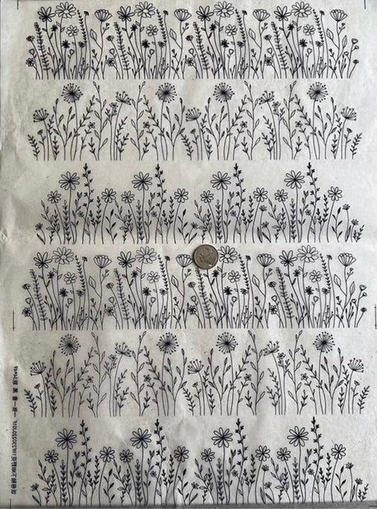 Wild Flowers borders