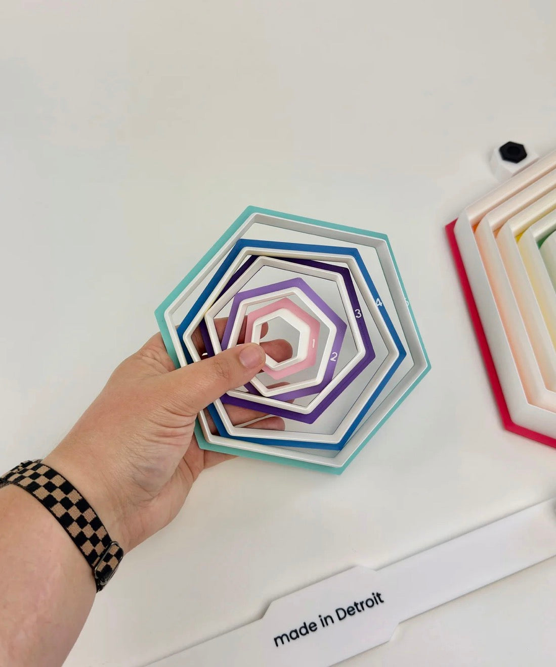 Rainbow Hexagon Cutter Set