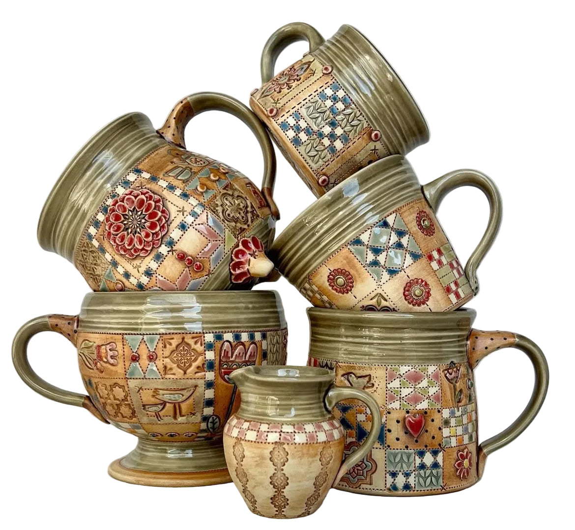 Stamping & Surface Design with Brigitte Richard (The Potter's Cup