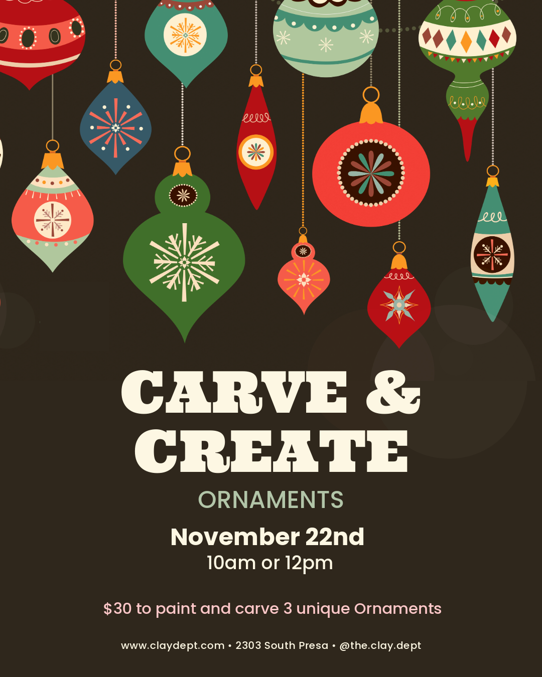 Carve & Create - Ornaments