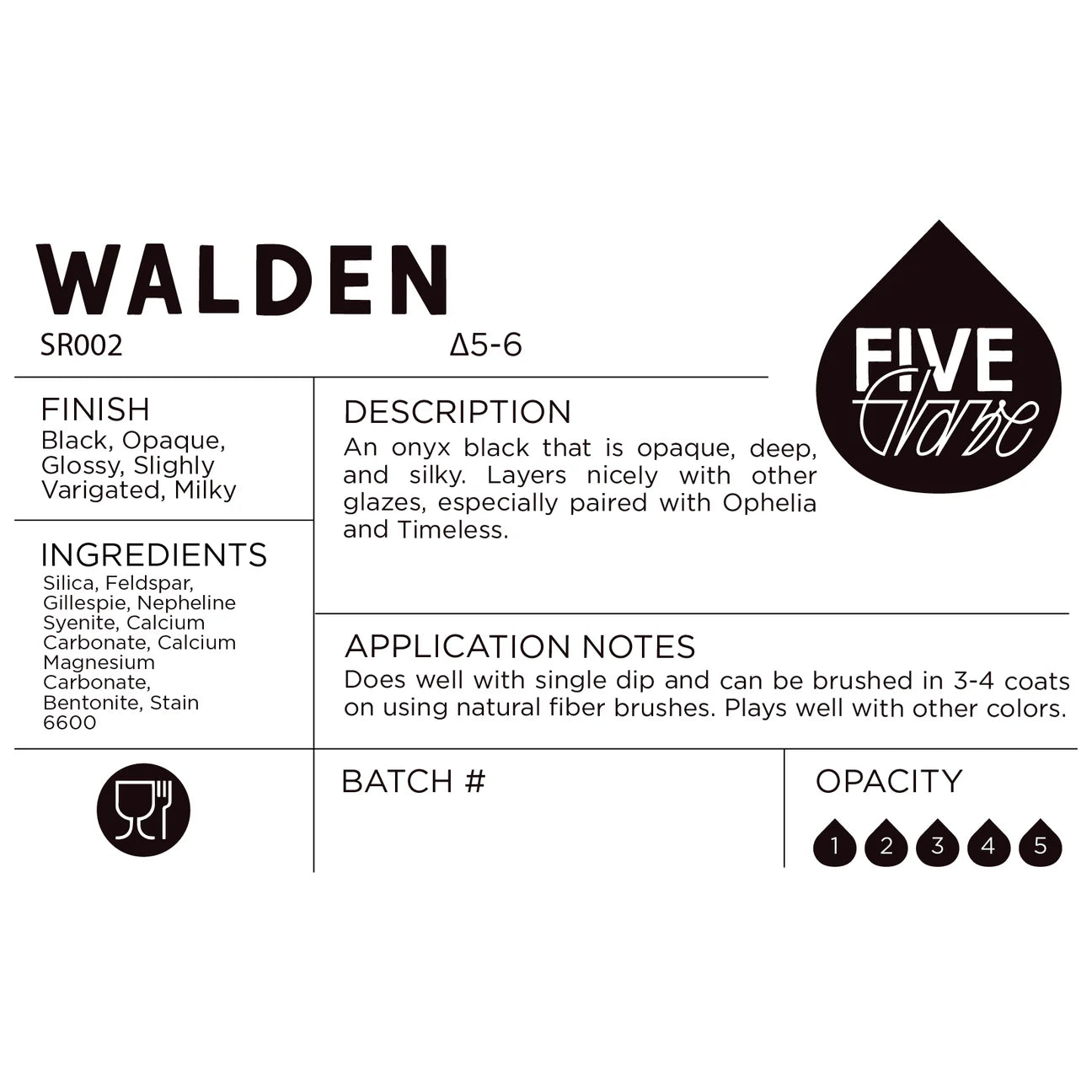 Walden - Cone 5/6 Ceramic Dry Glaze