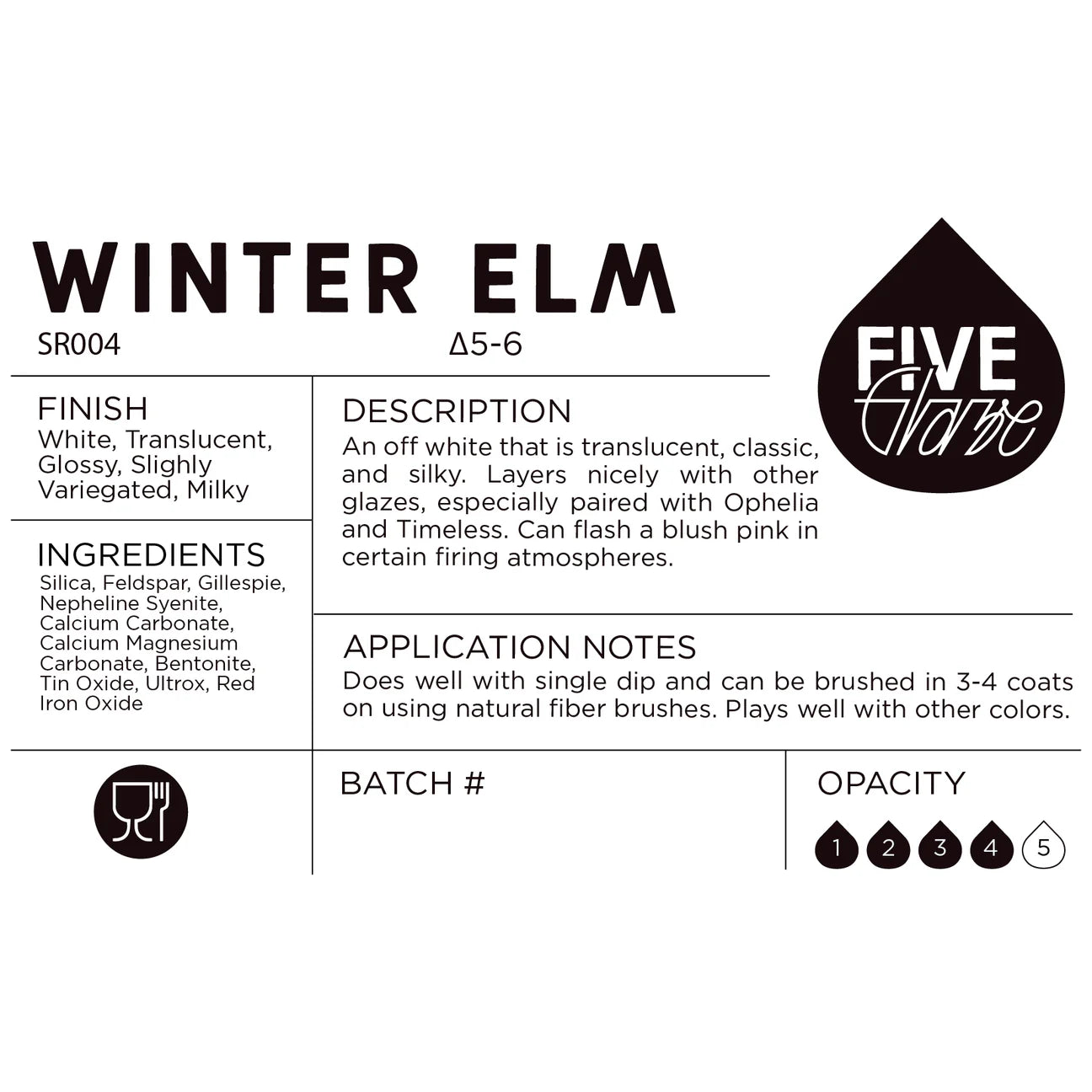 Winter Elm - Cone 5/6 Ceramic Dry Glaze