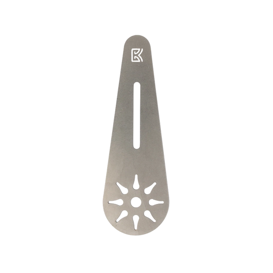 Medium Teardrop Shaped Rigid Metal Rib