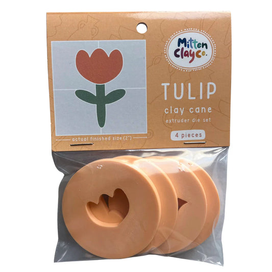 TULIP Clay Cane Extruder Dies (4 pieces)