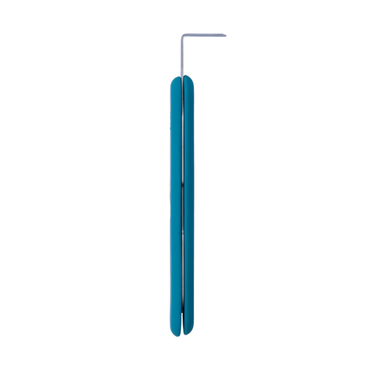 Forge Tool, Teal Handle with Rectangle Blade