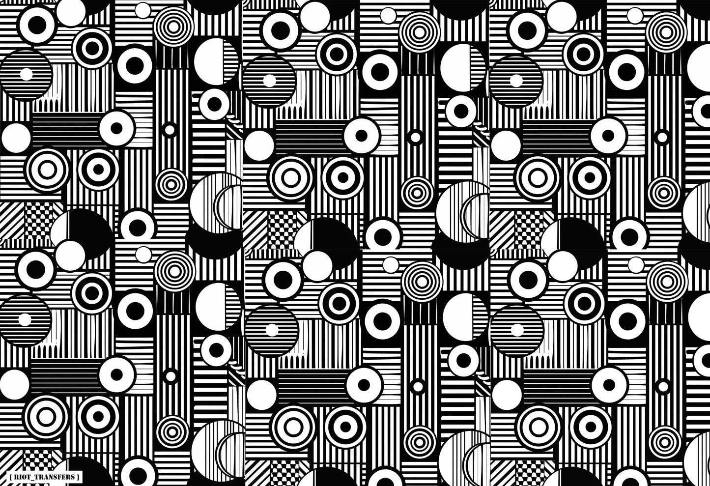 3 Davinci Circles Underglaze Transfer sheet
