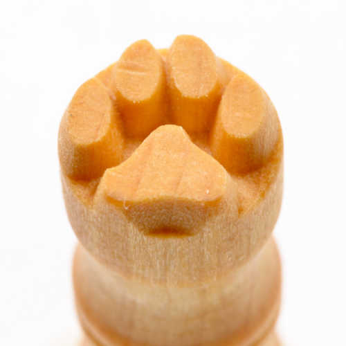 Dog Paw Outline - 1.5cm Stamp